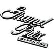 1973-77 Pontiac Grand Prix; Trunk Emblem; Grand Prix by Pontiac Nameplate