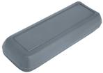 1979-86 Ford Mustang; Console Lid/Arm Rest Pad; Light Gray