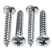 Phillips Pan Head Tapping Screw Set; 18-8; # 8 X 5/8" L; 4-Pieces