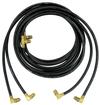 1951-61 Cadillac, Chrysler, Plymouth, Dodge, Ford; Convertible Top Hydraulic Hose Set; with Power Top; Black Rubber Offset Style