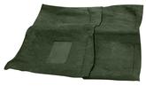 1966 Barracuda 4 Speed Passenger Area Olive Green Loop Carpet Set With Console Strips