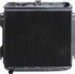 1962-64 Plymouth Fury With 6 Cylinder And Standard Trans 4 Row Replacement Radiator