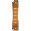 1973-80 Chevrolet/GMC Truck; Front Side Marker Lamp; With Bright Trim; Amber Lens; LED Conversion