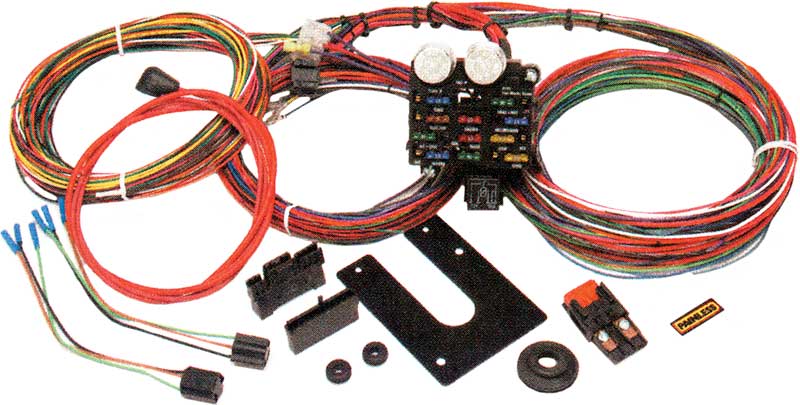 Painless 21-Circuit Universal Chassis Harness without Column Ignition  Switch Connector