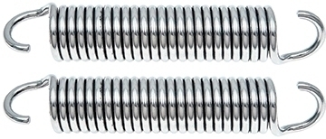1970-81 Camaro, 71-81 Firebird; Hood Hinge Springs; Polished Stainless; RH & LH; Pair