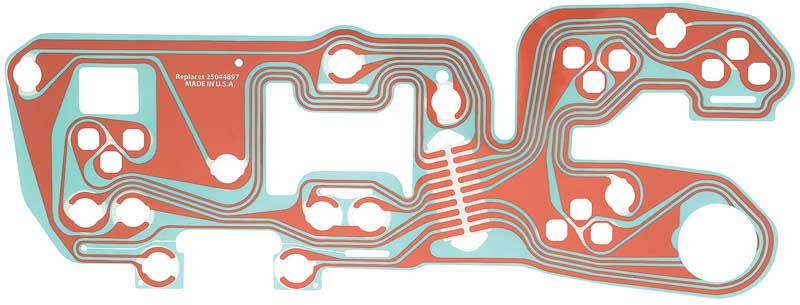 instrument cluster printed circuit