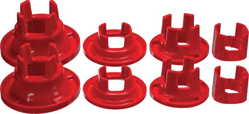 Energy Suspension 10 Chevy Camaro Red Rear Sub-Frame Mount Insert Bushing Set