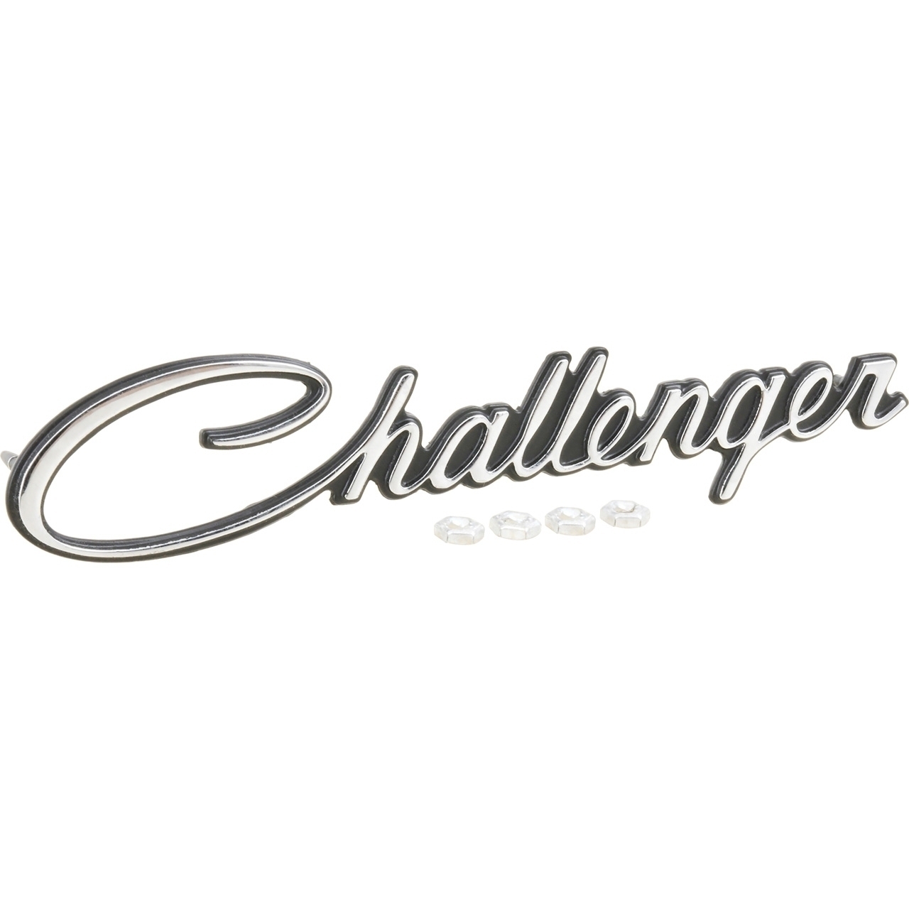 1971 Dodge Challenger; Tail Panel Emblem; 3 Mounting Pins