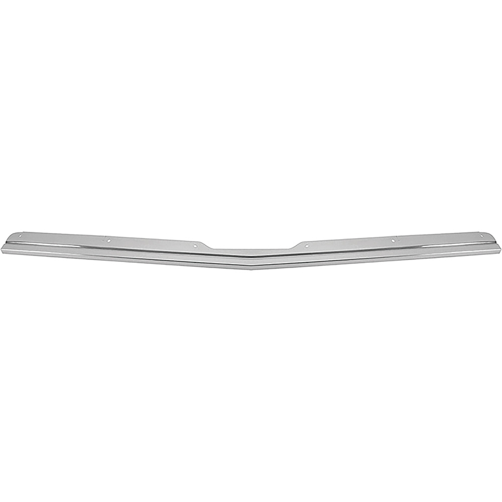 1964 Chevelle, Malibu, El Camino; Grill Top Molding; Bright Finished Aluminum