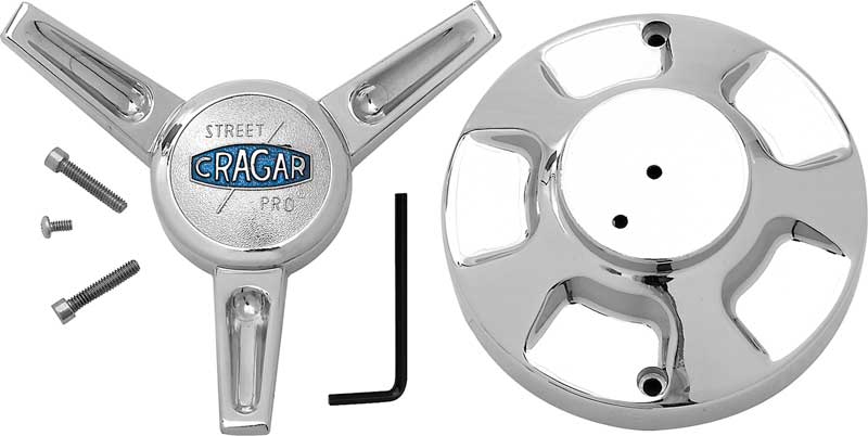 Cragar 390 Street Pro Wheel Lug Cover and Spinner