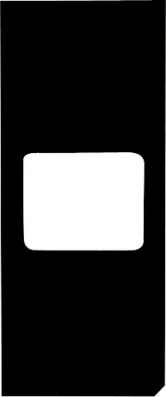 1968 Camaro, 1968-74 Nova; 3-speed or 4-Speed Console Shift Plate Seal; Manual Transmission