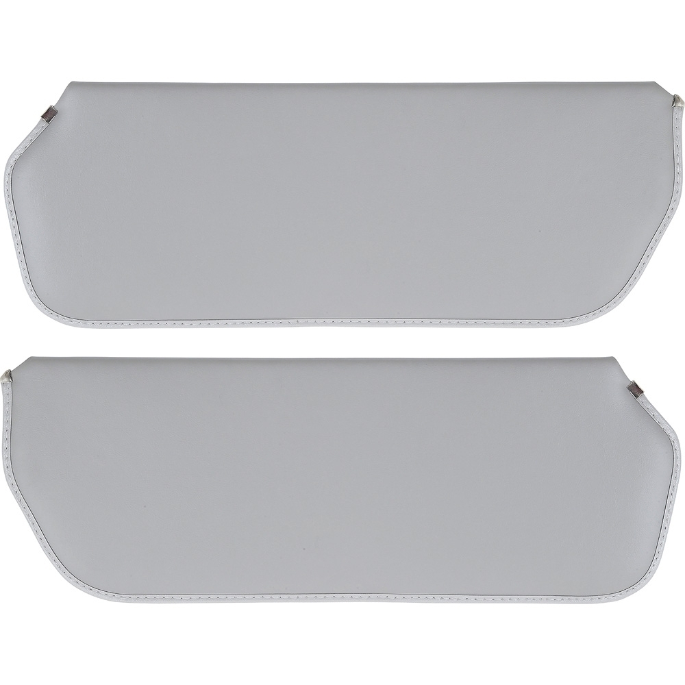1973-87 Chevrolet / GMC Truck Padded Madrid Grain Vinyl Sunvisors - Light Gray
