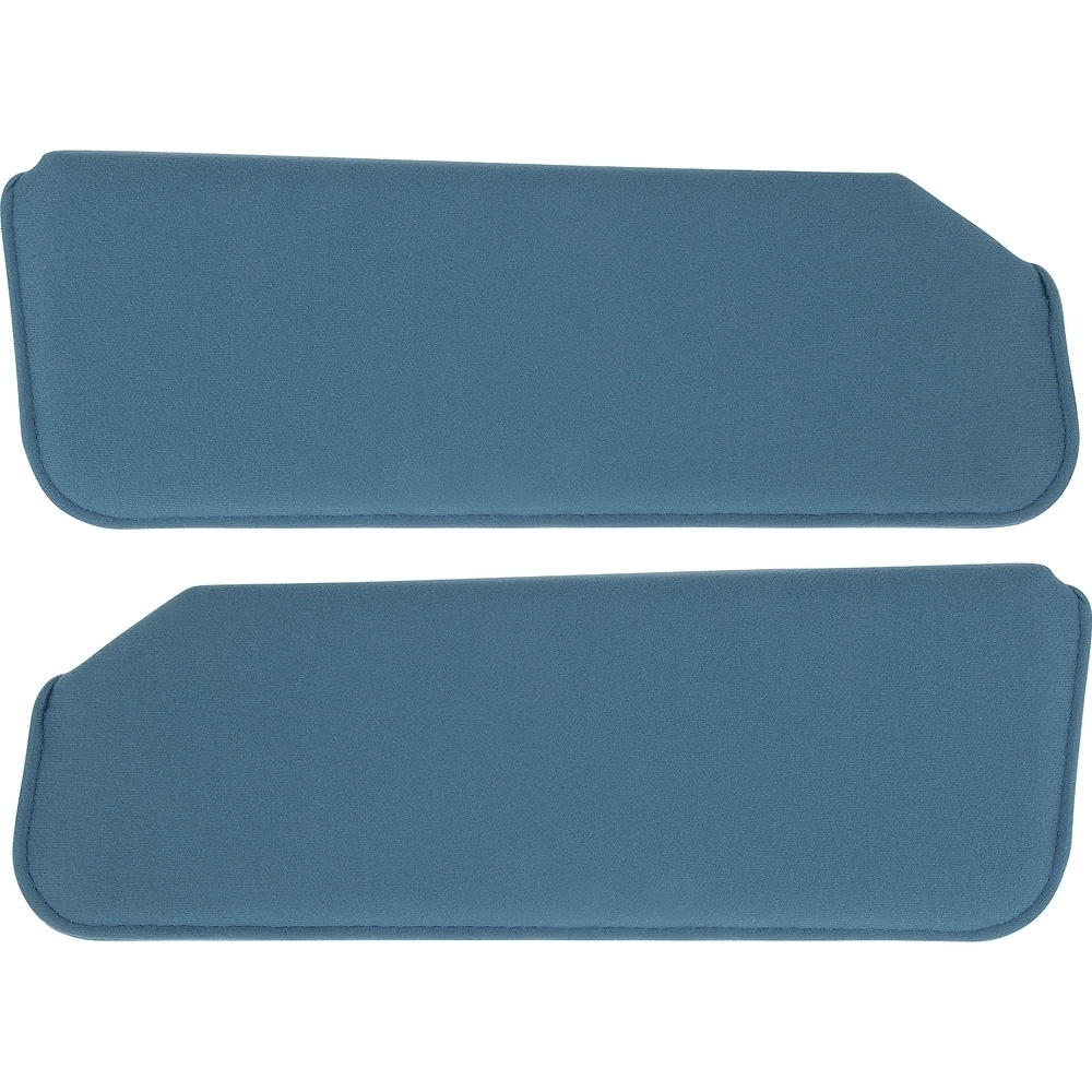 1988-98 Chevrolet / GMC Pickup Foam Back Cloth Sun Visors - Medium Blue