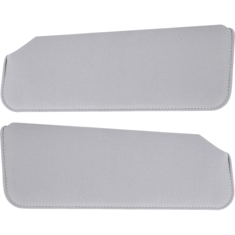 1988-98 Chevrolet / GMC Pickup Foam Back Cloth Sun Visors - Light Gray