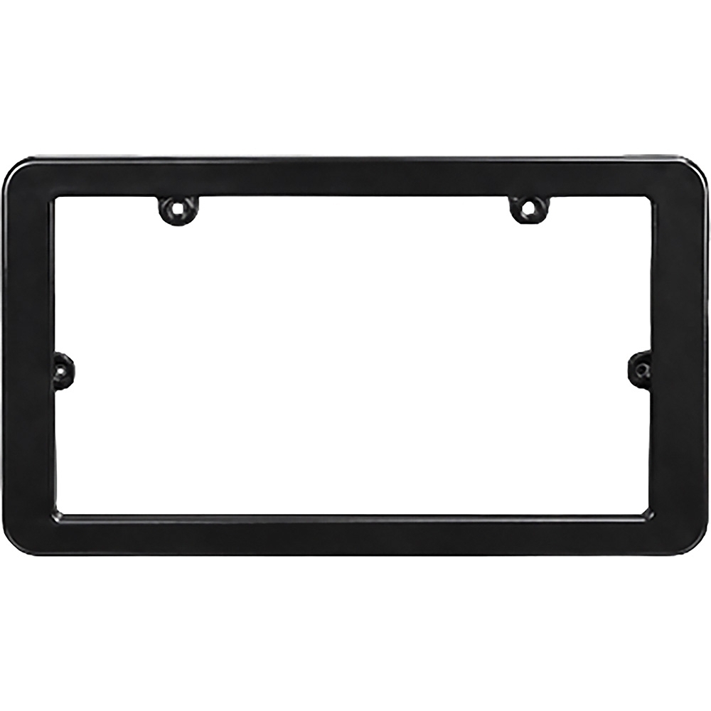 Zagato ABS License Plate Frame; Black