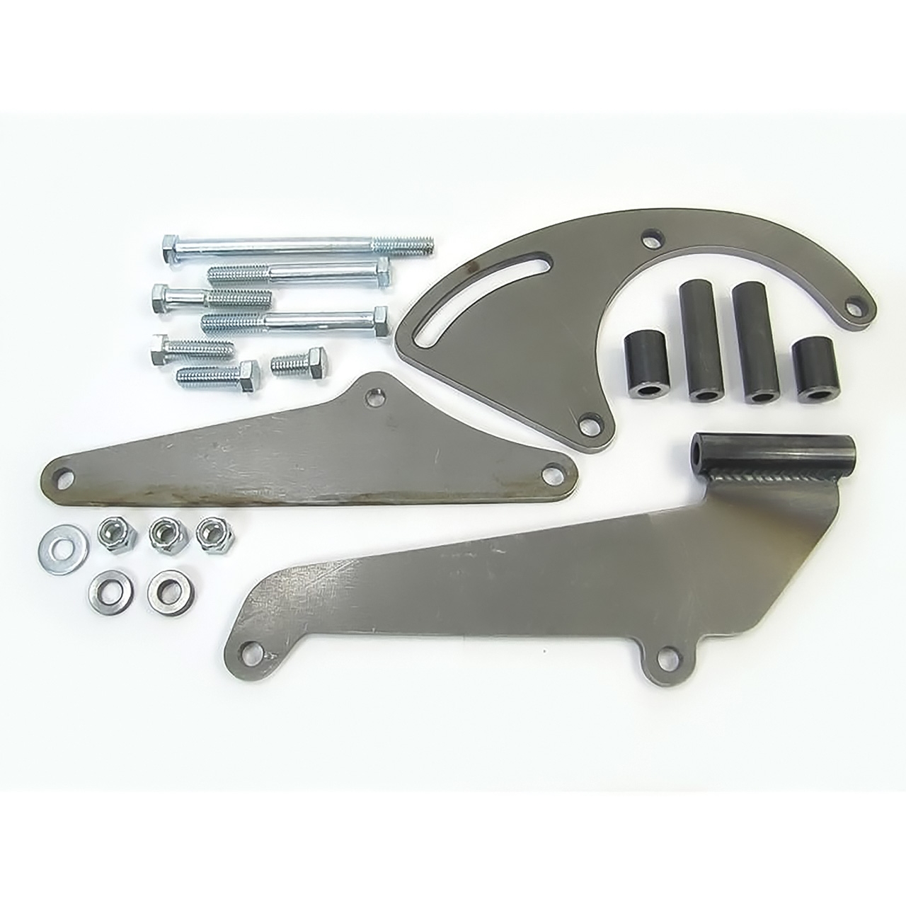 Sanden Style 508 AC Compressor Bracket; Small Block Chevy; w/ Short Water Pump; LH, Drivers Side