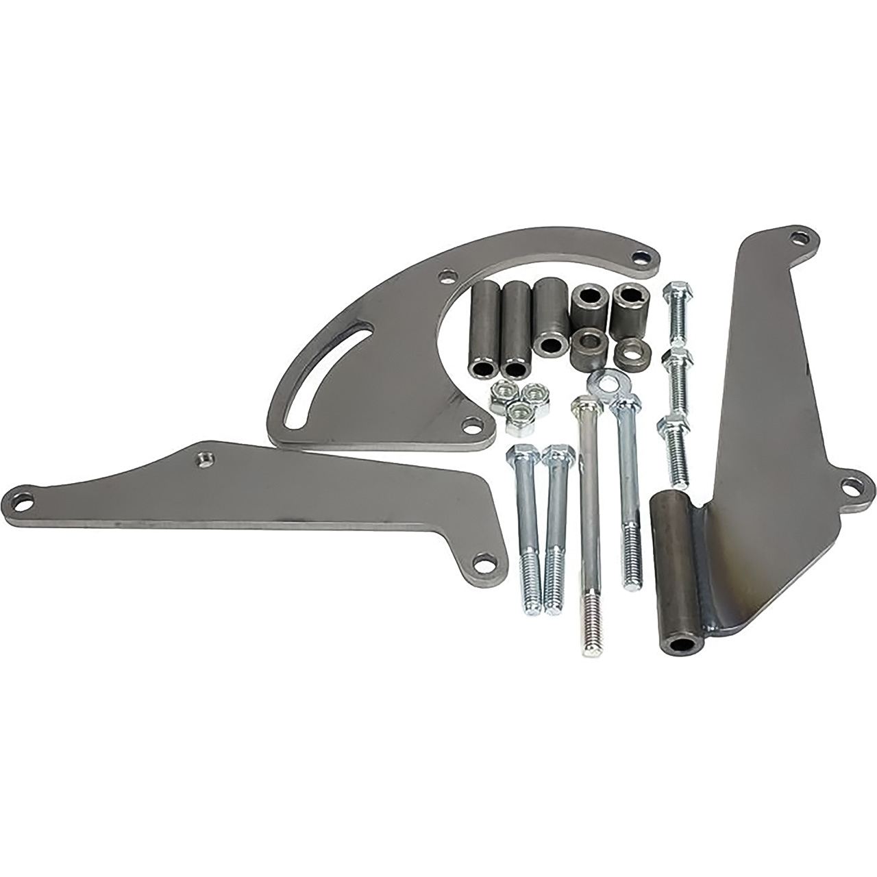 Sanden Style 508 AC Compressor Bracket; Small Block Chevy; w/ Long Water Pump; LH, Drivers Side