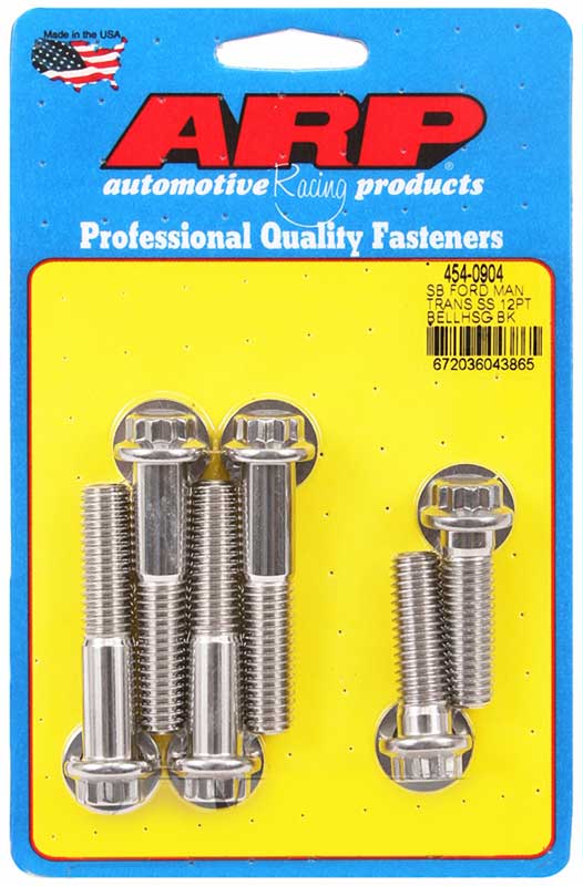 ARP Bellhousing Bolt Kits | Multiple Ford Fitments (454-0904)