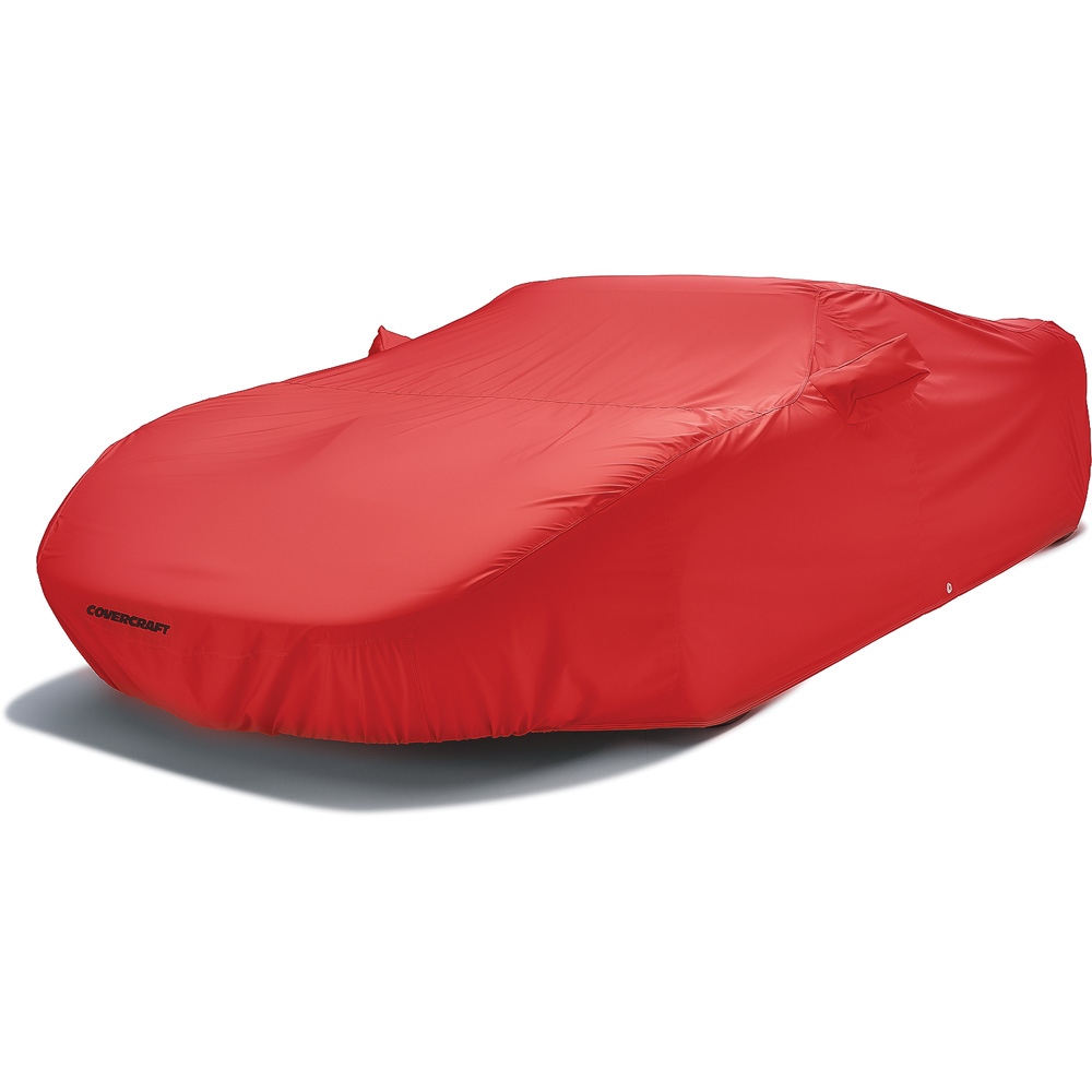 1991-1992 All Makes All Models Parts C12425PR 1991-1992 Chevrolet  Camaro Z28; Custom WeatherShield HP Car Cover; w/ Mirror Pockets; Red  Classic Industries
