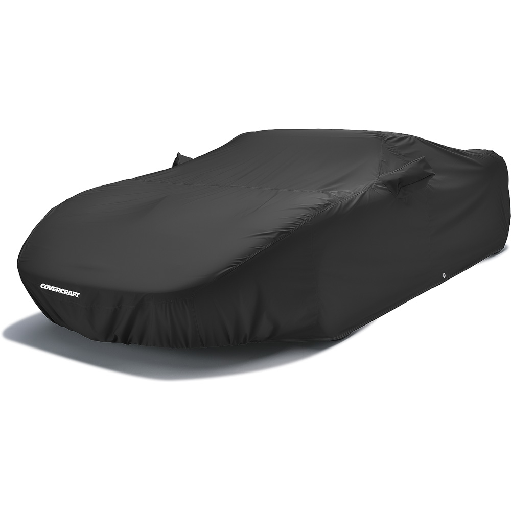 1971-1972 All Makes All Models Parts C568PB 1971-72 Plymouth Scamp; Custom  WeatherShield HP Car Cover; w/o Mirror Pockets; Black Classic Industries