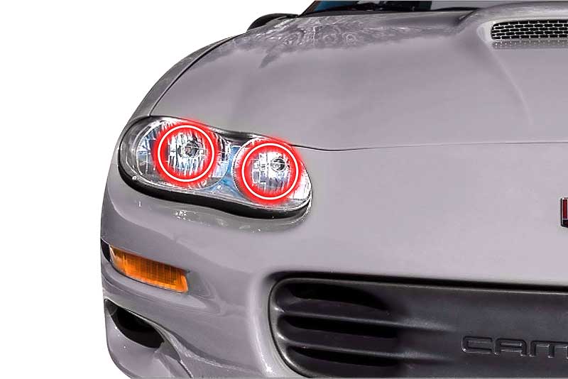 1998-2002 All Makes All Models Parts | EDC01018 | 1998-02 Chevrolet Camaro;  Profile Prism LED Halo Headlamp Kit w/ RGB | Classic Industries