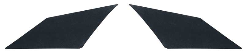 1968-69 Camaro, Firebird; Interior Sail Panels; Bedford Ribbed Grain; Black; RH & LH; Pair