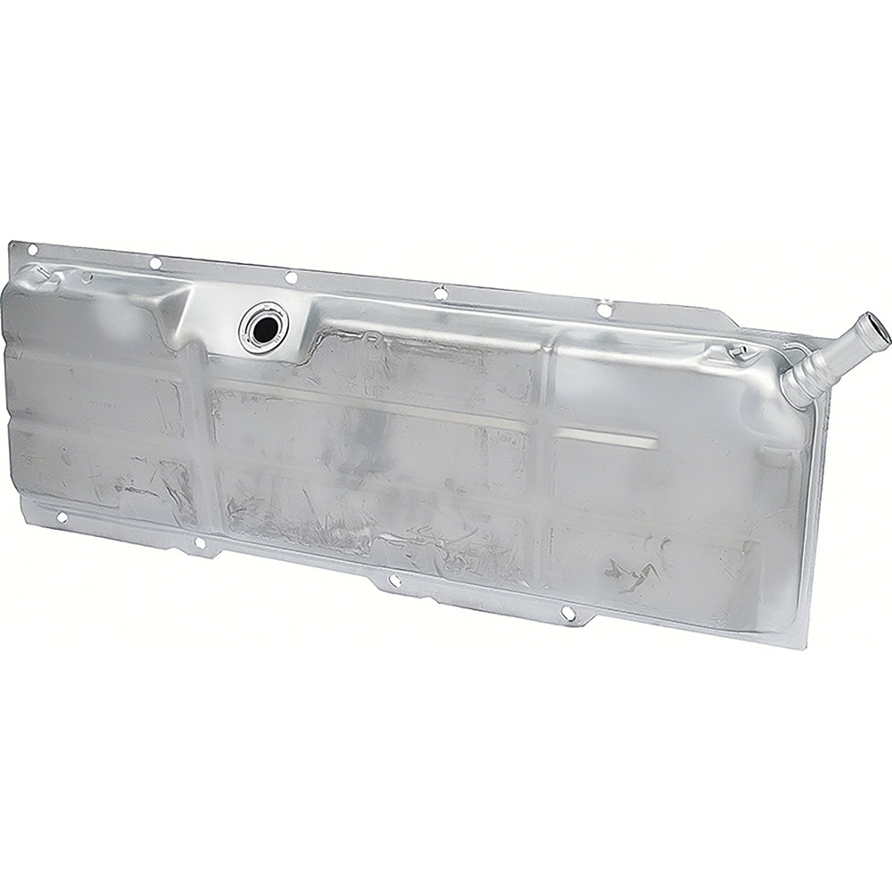 1970-1972 Chevrolet, GMC Pickup; Fuel Tank; with Filler Neck; with EEC; Zinc Coated; 20 Gallon Tank; Mounts Vertically in Cab; With 1/4" NPT Bung For EFI Return