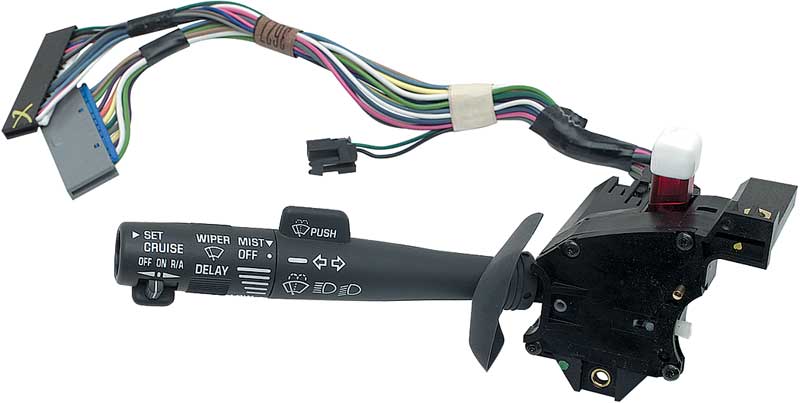 1995-02 GM C/K (GMT400 Series) Truck Turn Signal/Wiper Switch With Cruise  Control