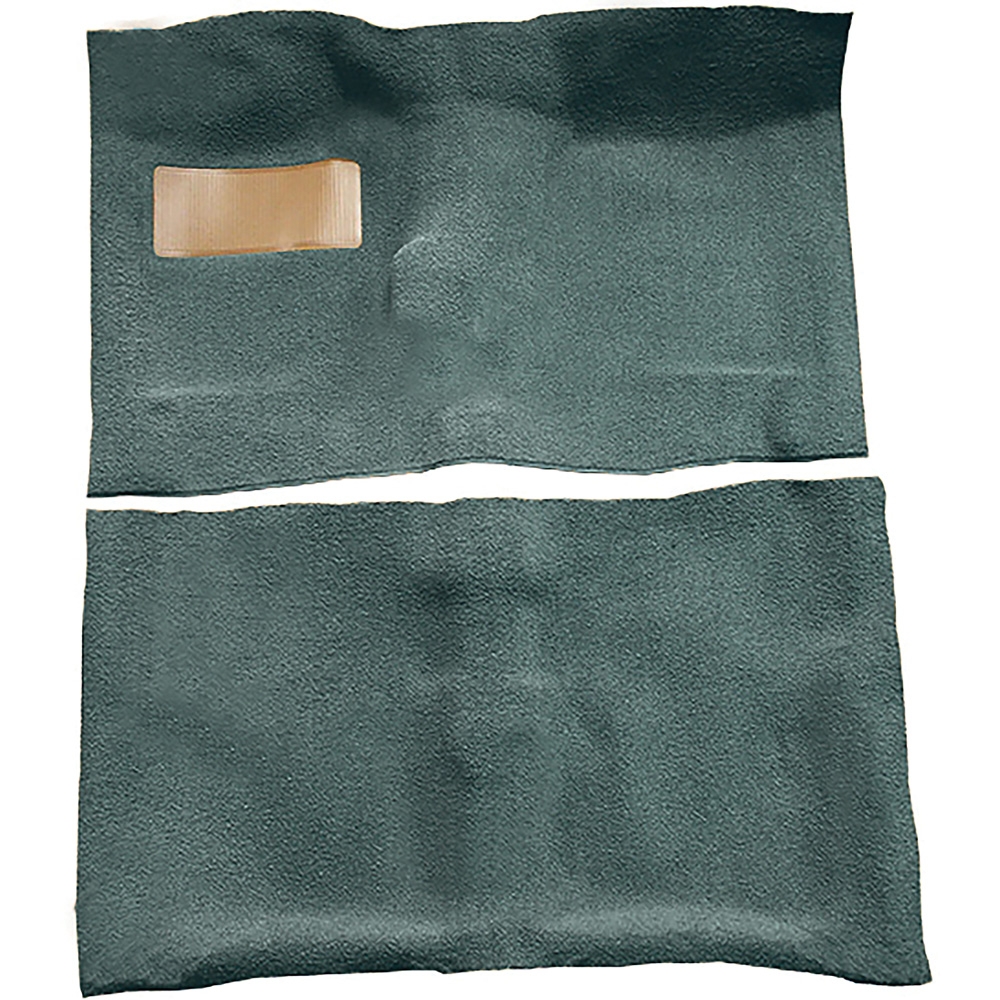 1964-67 Chevrolet El Camino; 4-Speed; Complete Molded Carpet Set; Loop; Aqua