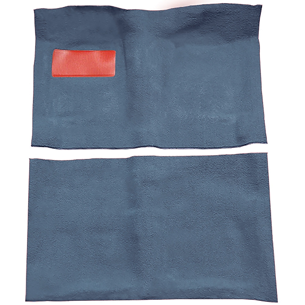 1964-67 Chevrolet El Camino; 4-Speed or Automatic; Complete Molded Carpet Set; Loop; Medium Blue