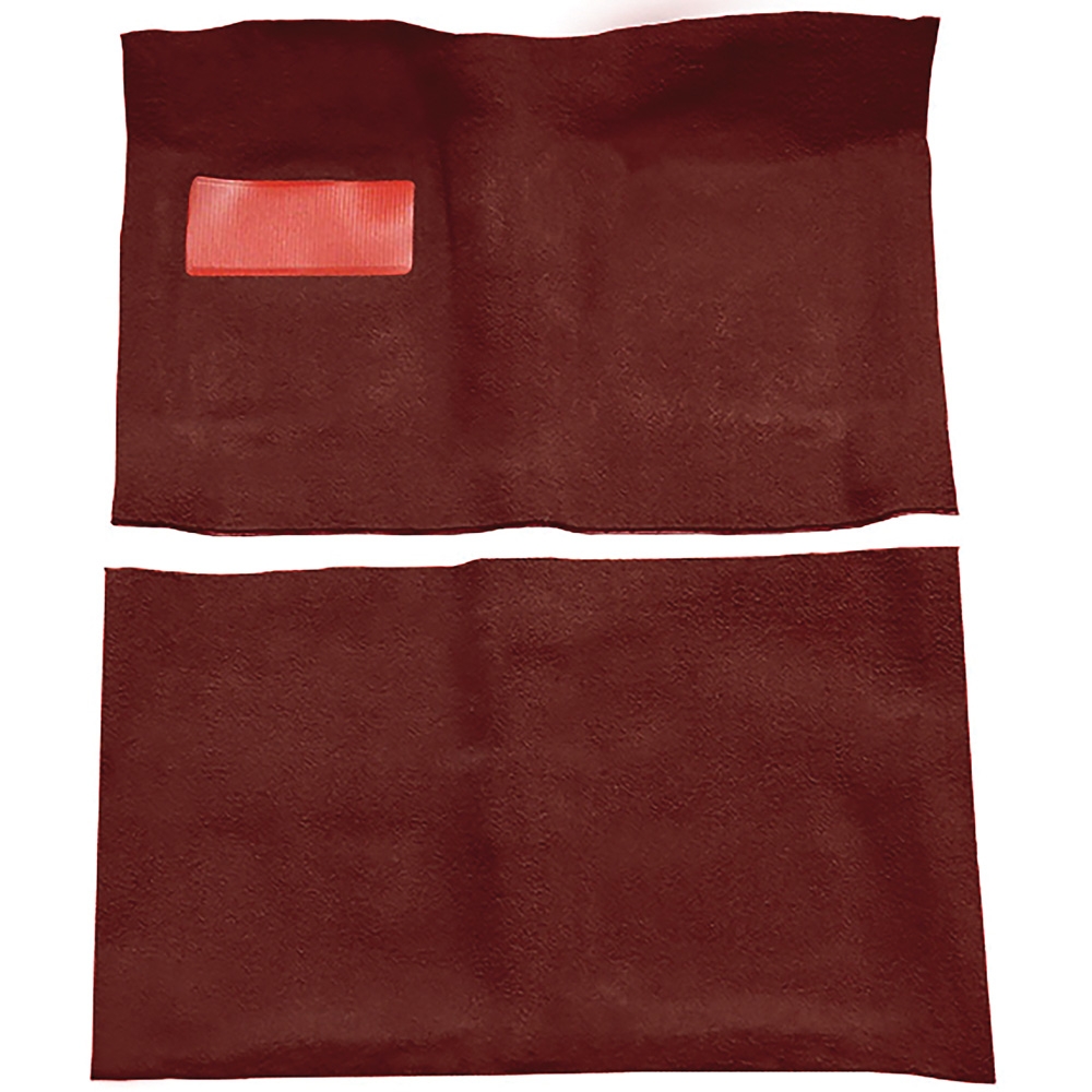 1964-67 Chevrolet El Camino; 4-Speed or Automatic; Complete Molded Carpet Set; Loop; Maroon