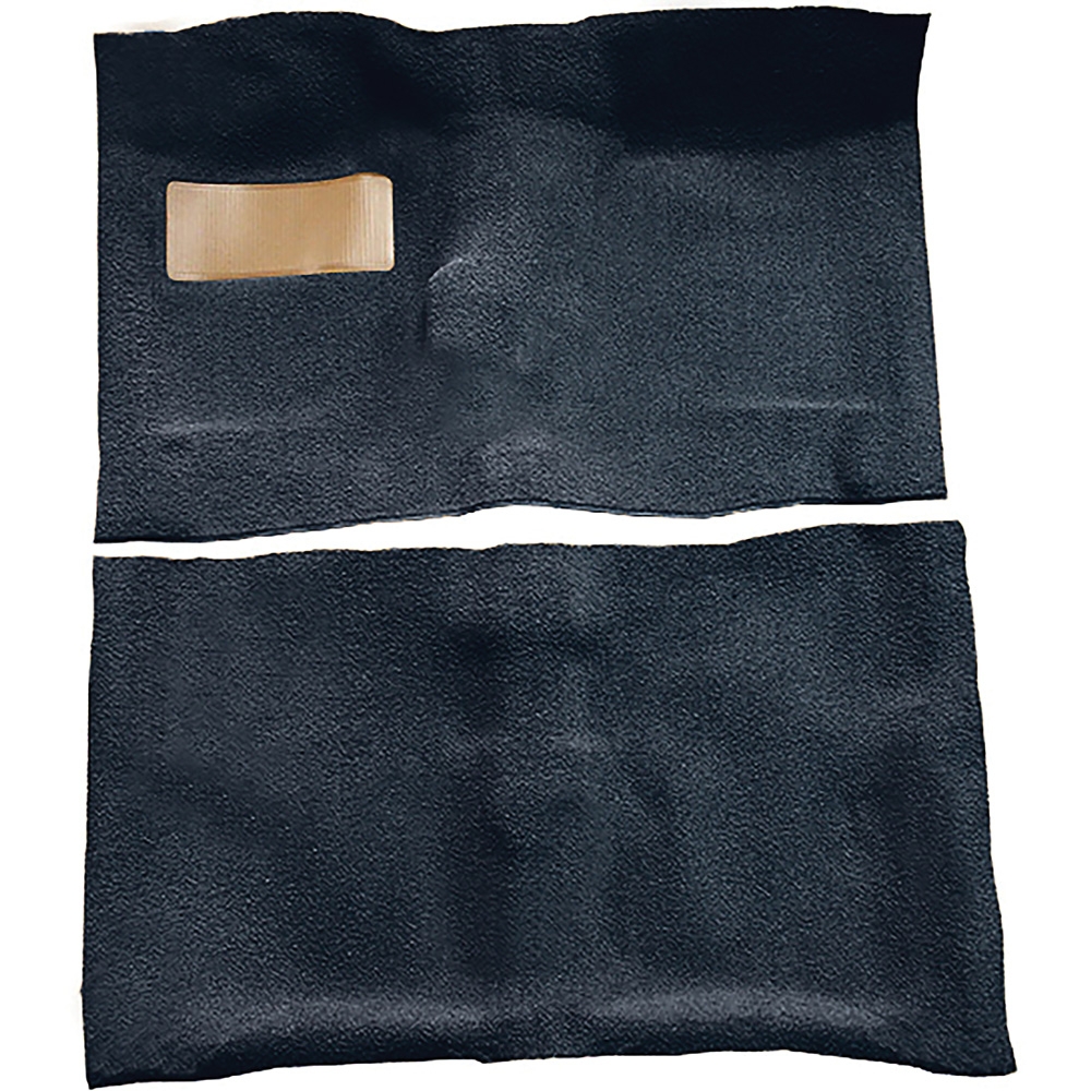 1964-67 Chevrolet El Camino; 4-Speed; Complete Molded Carpet Set; Loop; Mass-Backing; Dark Blue