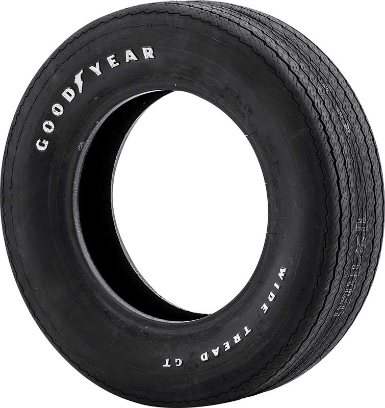 1930-2010 All Makes All Models Parts | GYE7015W | E70/15 Goodyear 4 Ply  Polyester Tire with QW-1 Speedway Wide Tread and Raised White Letters |  Classic Industries
