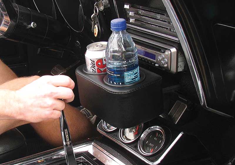 1967-1968 All Makes All Models Parts | HH1003BK | 1967-68 Camaro / Firebird  Black Plug N Chug Drink Holder | Classic Industries