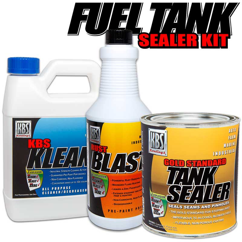 All Years Chevrolet Truck Parts, KB53000, KBS Coatings; Tank Sealer  System; Gas Tank Sealing Kit For Up To 25 Gallon Tank