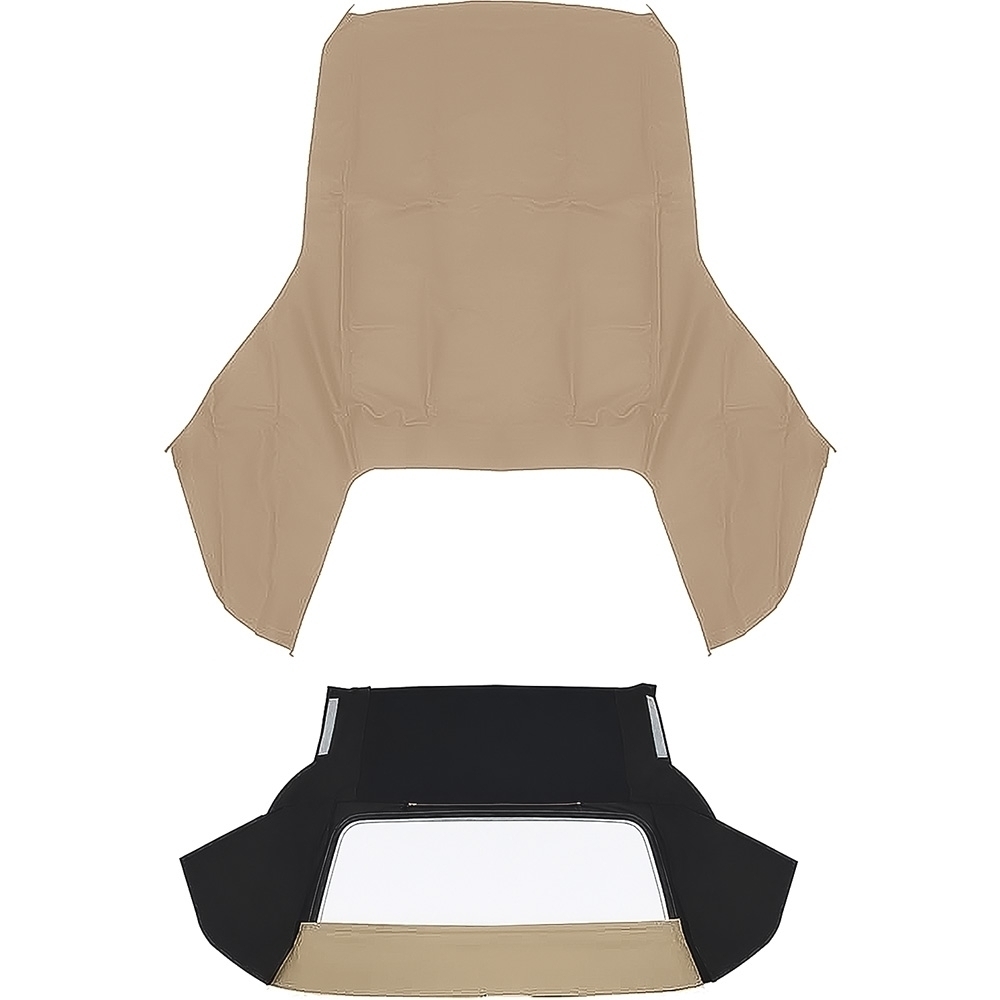 1961-64 Buick, Chevrolet, Pontiac, Oldsmobile B-Body; Convertible Top Kit; with Glass Rear Window; Pinpoint Vinyl; Tan