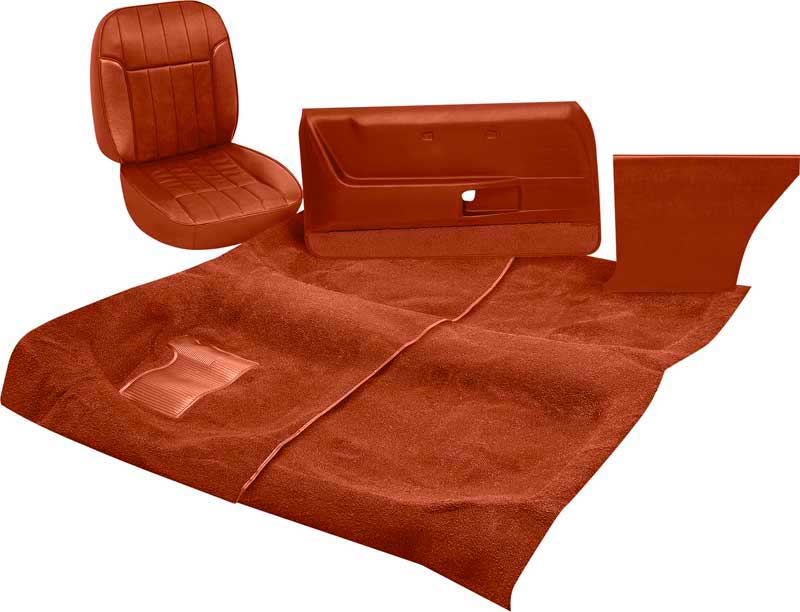 1969 All Makes All Models Parts Ftb69202c 1969 Firebird Deluxe Convertible Interior Kit Red