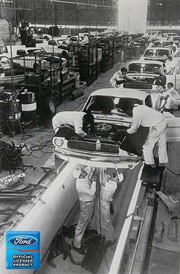 ford mustang assembly line today