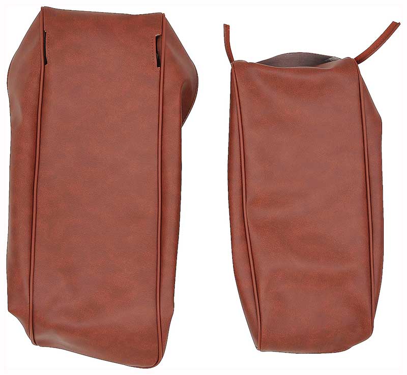 1970 All Makes All Models Parts | MB713540 | 1970 Mopar B-Body; Vinyl  Center Armrest Cushion Cover Upholstery; w/o Map Pocket; Coachman Grain w/  El Paso Grain inserts; Burnt Orange | Classic Industries