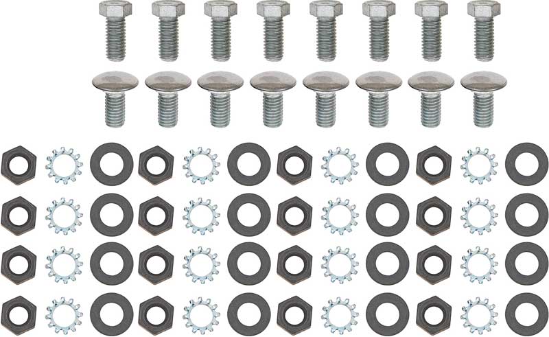 1968-72 Nova, 71-72 Ventura; Bumper Bolt Kit; Front & Rear; 64 Piece Set