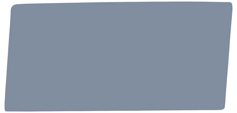 1962-67 Chevy II / Nova 2 Door Sedan Front Door Glass Smoke Gray Tinted - LH Or RH