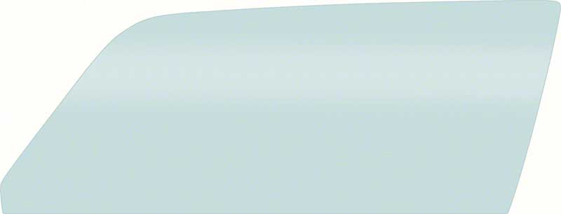 1973-74 Nova, Apollo, Omega, Ventura; Front Door Window Glass; 2 Door, Coupe & Hatchback; Light Green Tint; LH Driver Side