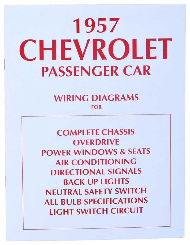 Chevrolet Bel Air Parts Literature, Multimedia Literature Wiring