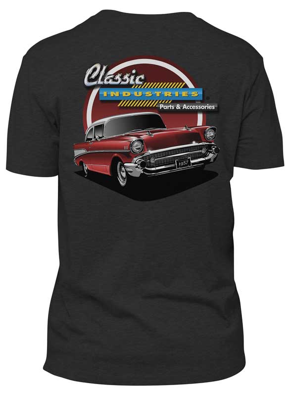 1955-1957 All Makes All Models Parts TS11056XXL | Classic Sunset 1957 Chevy T-Shirt ; Black ; XX-Large | Classic