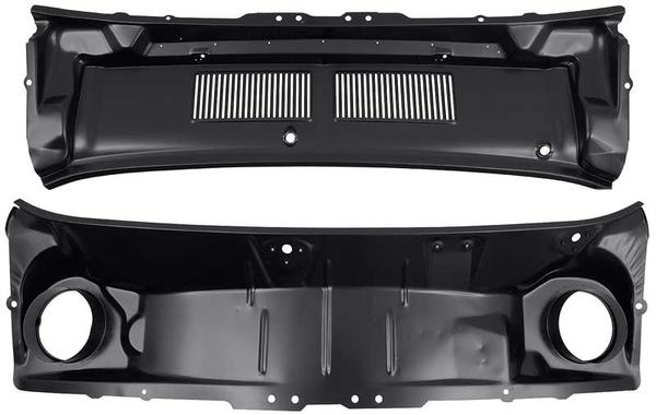 1967-68 Mustang; Cowl Grill Panel Assembly; 2 Piece Set