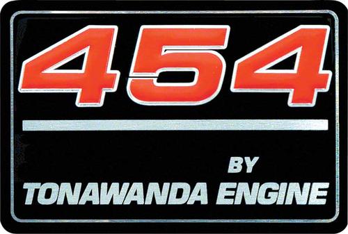 1991-96 454 By Tonawanda Engine Valve Cover Decal