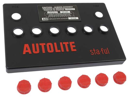 1964-73 Ford Mustang; Autolite Battery Cover; sta-ful