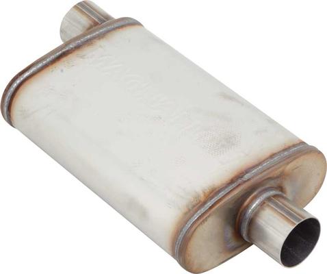 Magnaflow 4 X 9 Oval 14 Stainless Steel Muffler With 2-1/2 Center Inlet/Offset Outlet