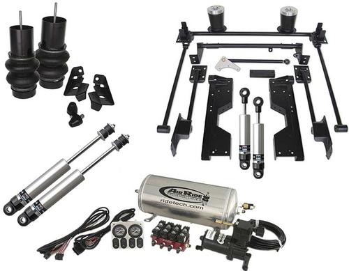 Ridetech 11370296 88-98 C1500 LD HQ AIR SUSPENSION SYSTEM W/ HQ FRONT SHOCKWAVES