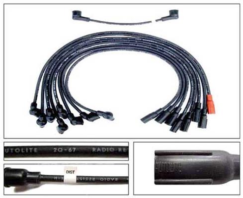 1968-69 Ford Mustang; Concours Ignition Wire Set; 390/428; No Smog; Autolite